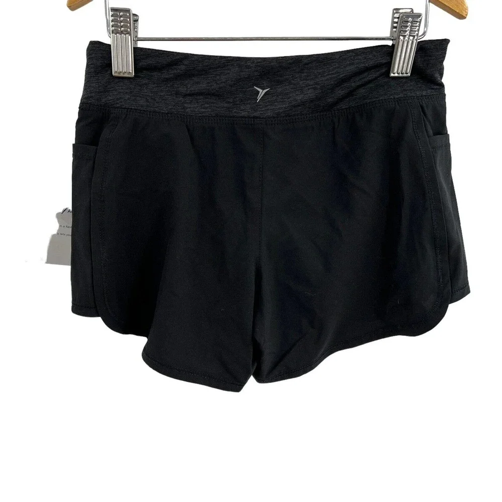Old Navy Girls Black Athletic Shorts‎ Medium New